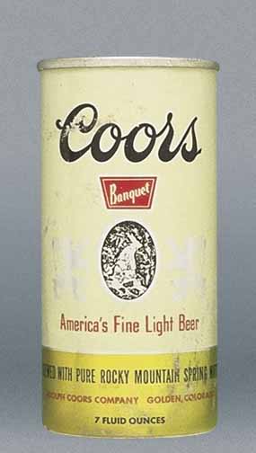 Coors Banquet Beer Small Can
