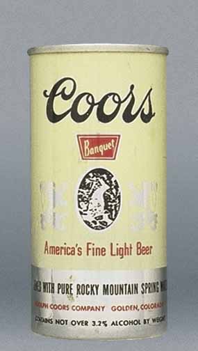 Coors Banquet Beer Small Can