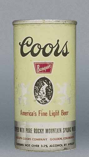 Coors Banquet Beer Small Can