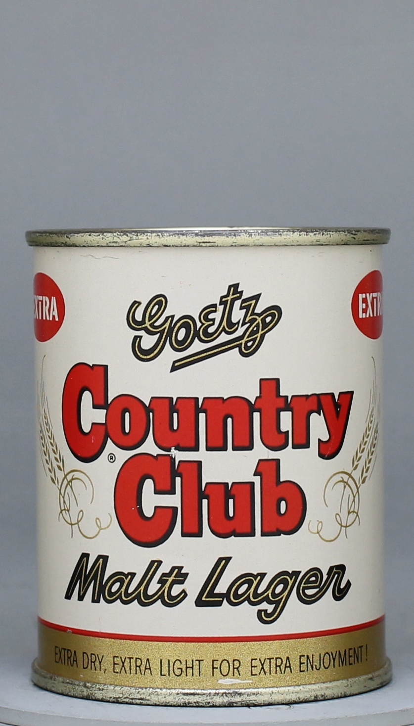 Country Club, Goetz Malt Lager Small Can