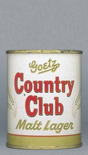 Goetz Country Club Malt Lager Small Can