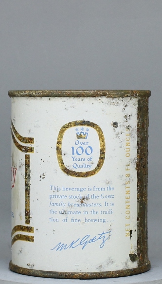 Goetz Country Club Malt Lager Small Can