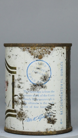 Country Club, Goetz Malt Lager Small Can