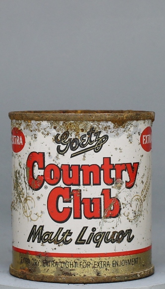 Goetz Country Club Malt Liquor Small Can