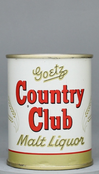 Goetz Country Club Malt Liquor Small Can