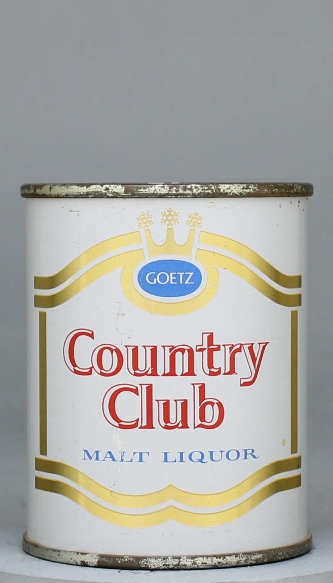 Country Club, Goetz Malt Liquor Small Can