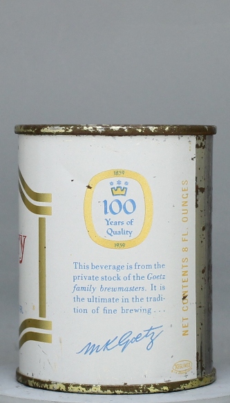 Goetz Country Club Malt Liquor Small Can