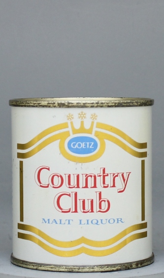 Country Club, Goetz Malt Liquor Small Can
