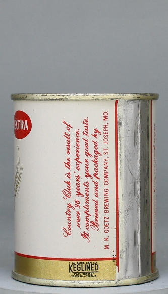 Goetz Country Club Stout Malt Liquor Small Can
