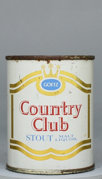 Country Club, Goetz Stout Malt Liquor Small Can
