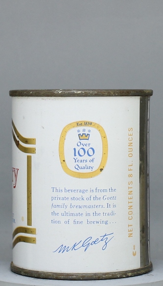Country Club, Goetz Stout Malt Liquor Small Can