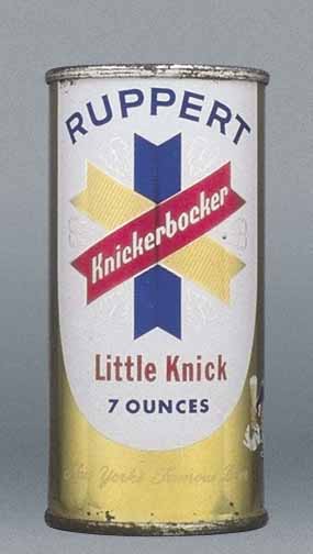 Ruppert Knick. New York's Beer Small Can