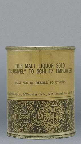 Schlitz Malt Liquor Small Can