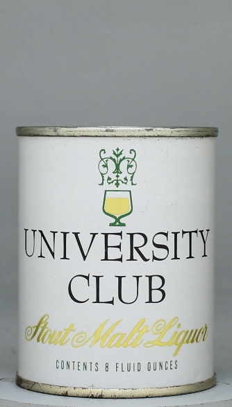 University Club Stout Malt Liquor Small Can