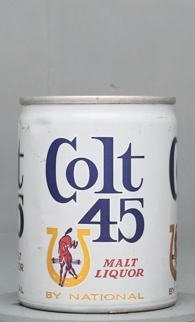Colt 45 Malt Liquor 8 Oz Tab Top Can