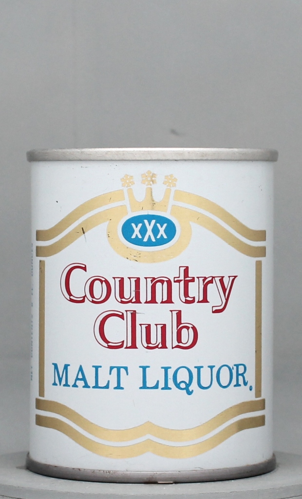 Country Club Malt Liquor 8 Oz Tab Top Can