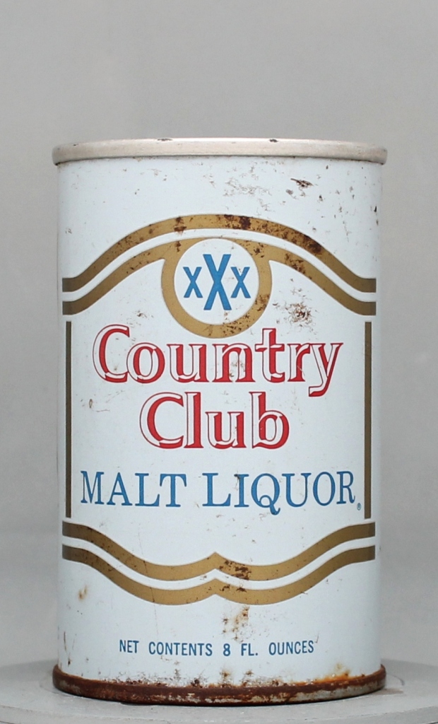 Country Club Malt Liquor 8 Oz Tab Top Can