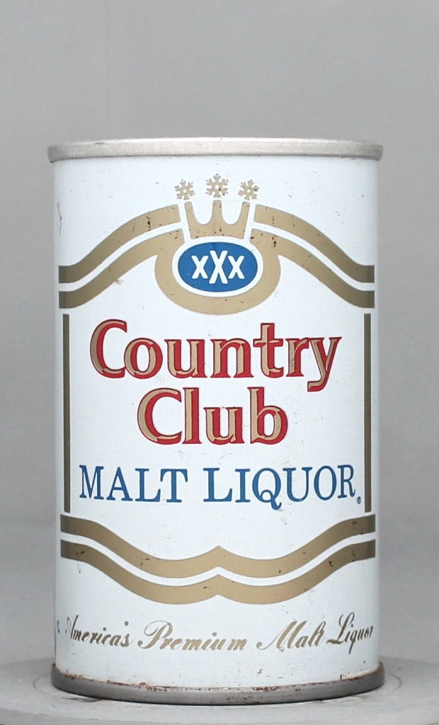 Country Club Malt Liquor 8 Oz Tab Top Can