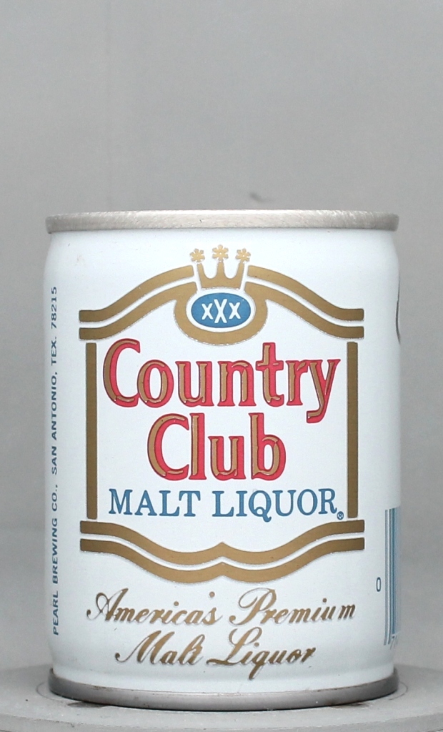 Country Club Malt Liquor 8 Oz Tab Top Can