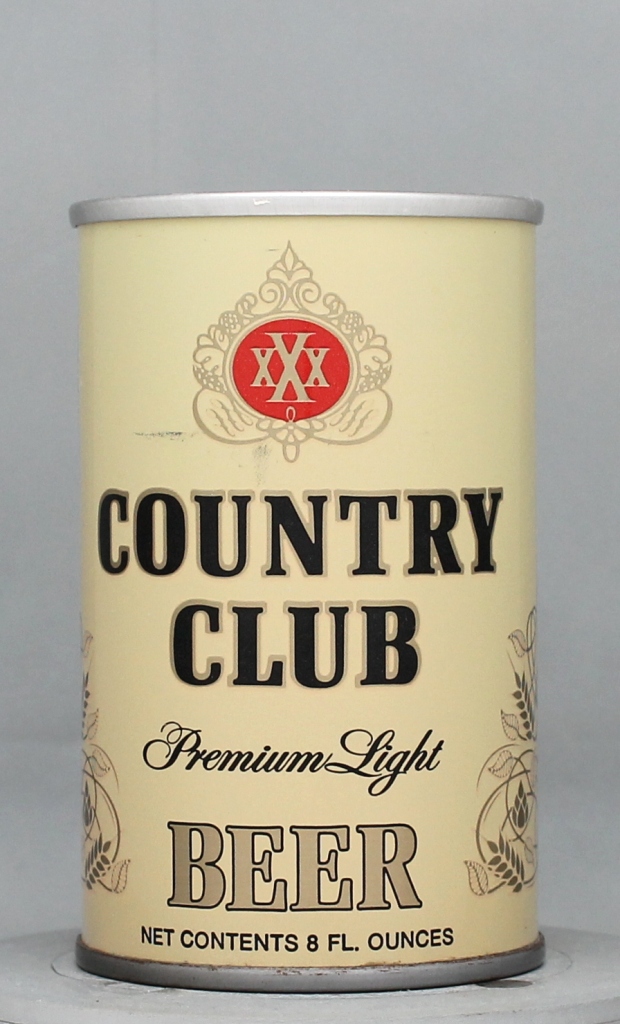Country Club Premium Beer 8 Oz Tab Top Can