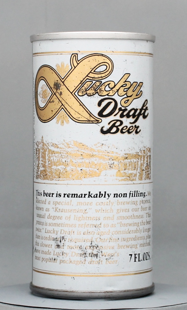 Lucky Draft 7 Oz Tab Top Can
