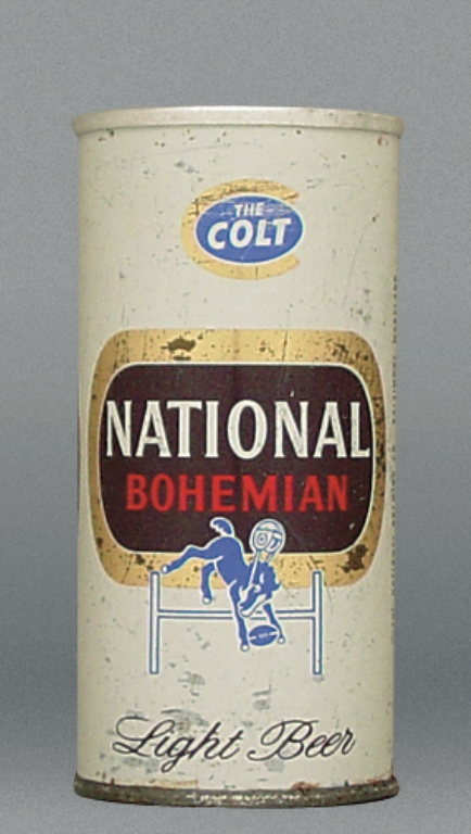 National Bohemian Light Beer 7 Oz Tab Top Can