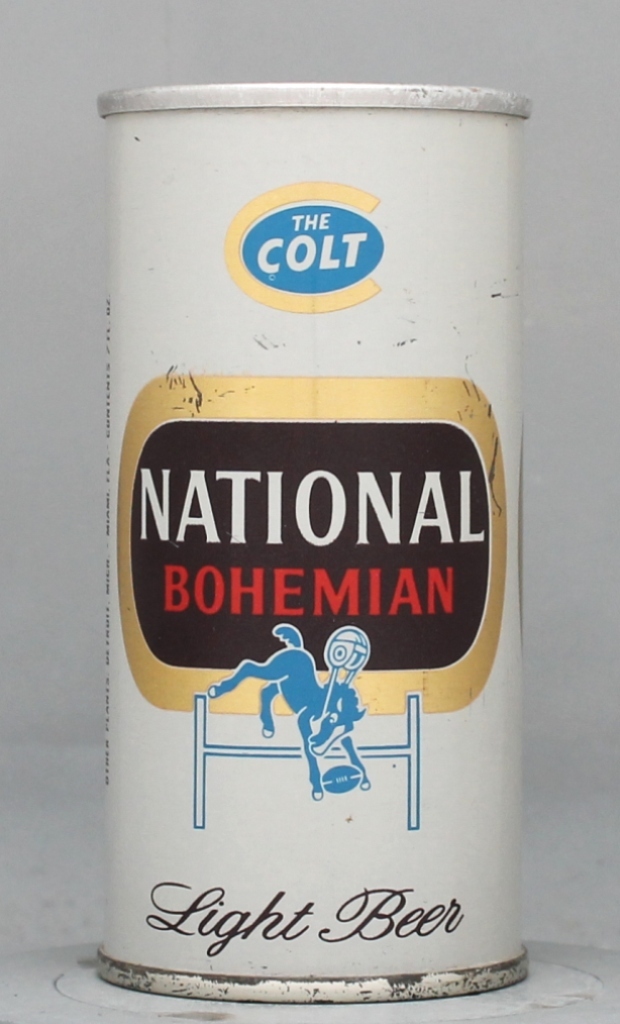 National Bohemian Light Beer 7 Oz Zip Top Can