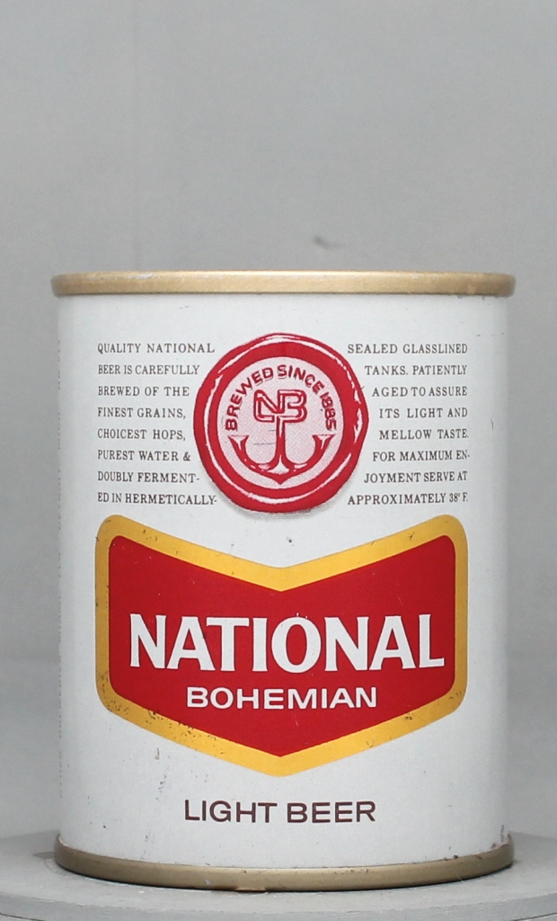 National Bohemian Light Beer 8 Oz Zip Top Can