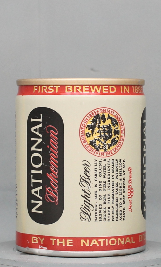 National Bohemian Light Beer 8 Oz Tab Top Can