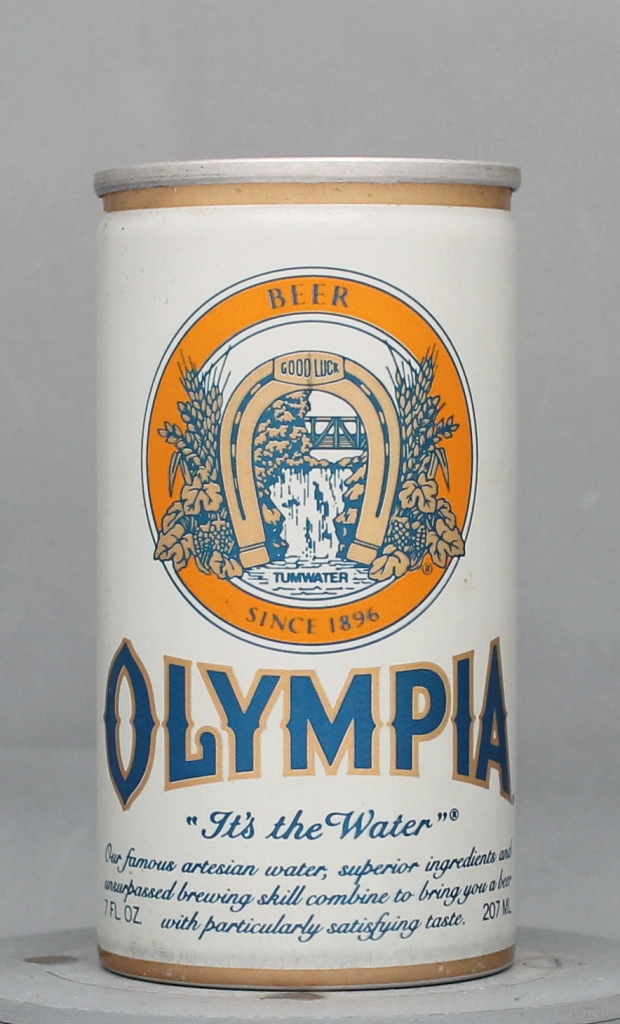 Olympia Beer 7 Oz Tab/Stay Top Can