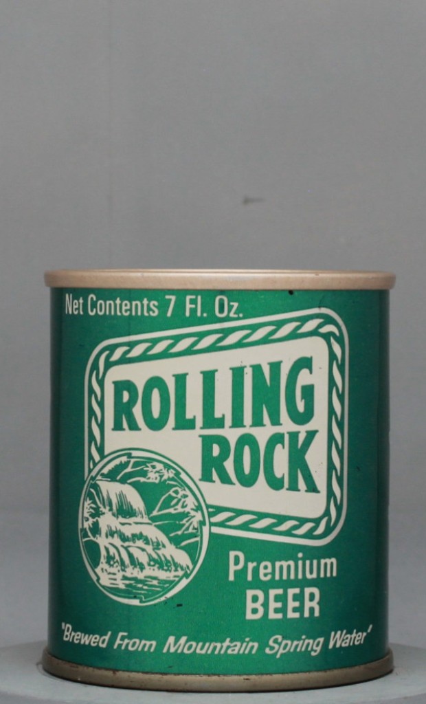 Rolling Rock Premium Beer 7 Oz Tab Top Can