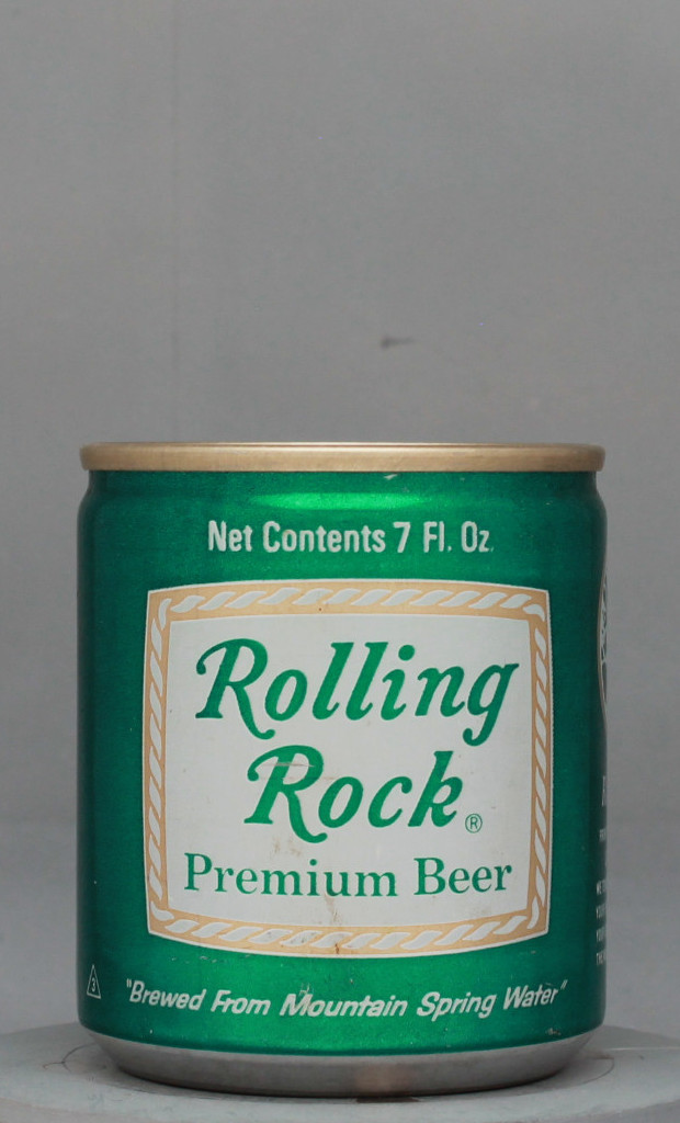 Rolling Rock Premium Beer 7 Oz Tab Top Can