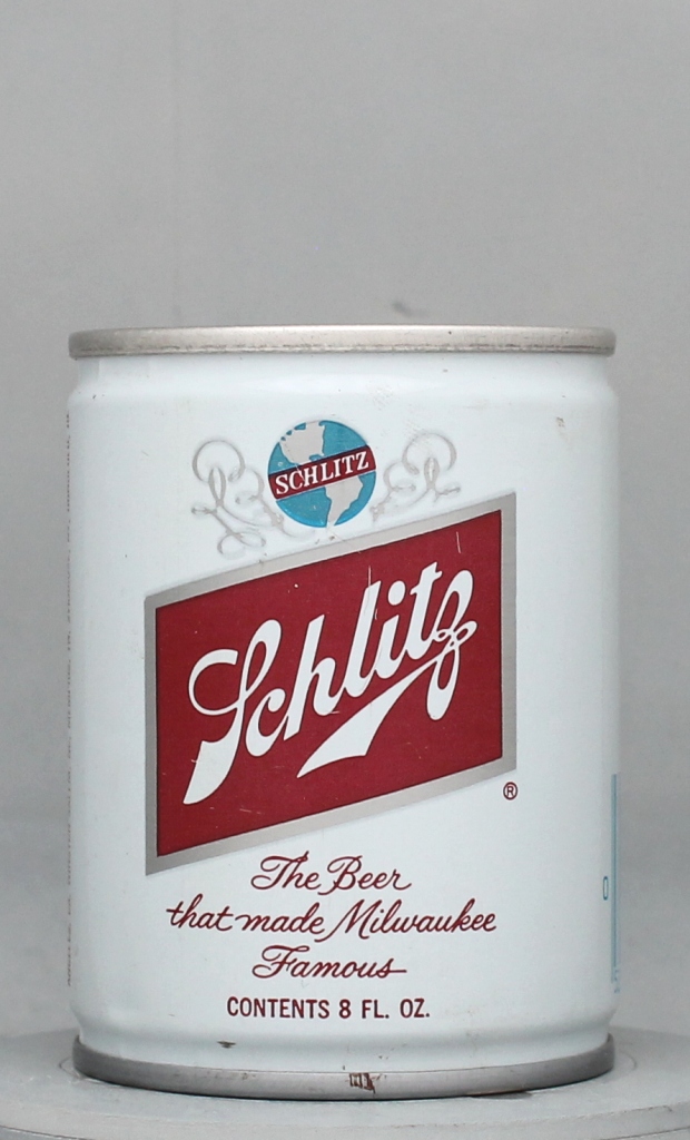 Schlitz Beer 8 Oz Tab Top Can