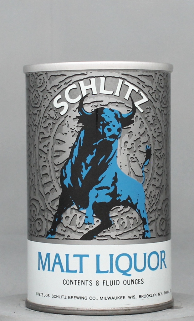 Schlitz Malt Liquor 8 Oz Tab Top Can