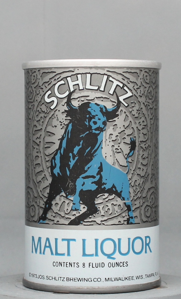 Schlitz Malt Liquor 8 Oz Tab Top Can