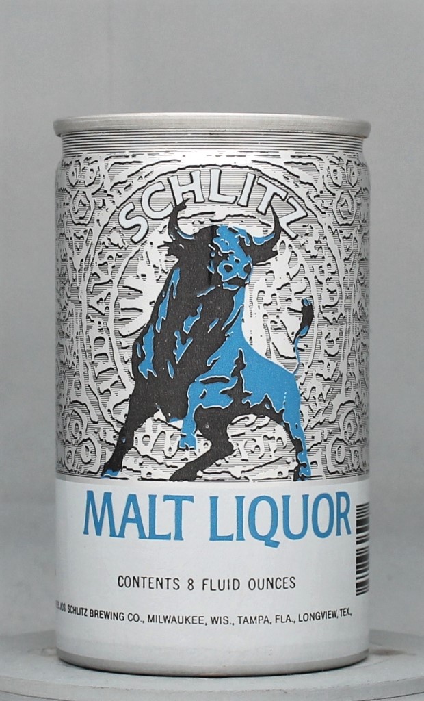 Schlitz Malt Liquor 8 Oz Tab Top Can