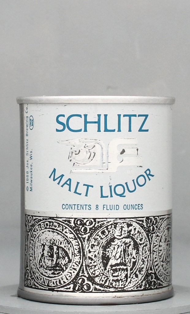 Schlitz Malt Liquor 8 Oz Tab Top Can