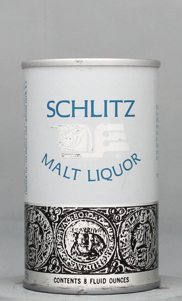 Schlitz Malt Liquor 8 Oz Tab Top Can