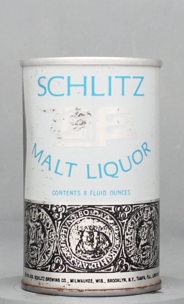 Schlitz Malt Liquor 8 Oz Tab Top Can