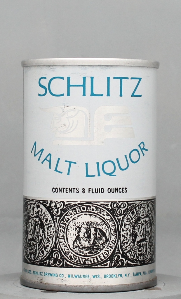 Schlitz Malt Liquor 8 Oz Tab Top Can