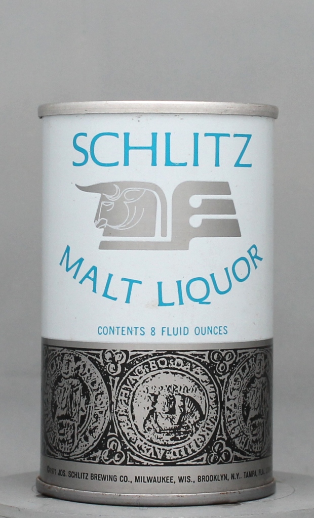 Schlitz Malt Liquor 8 Oz Tab Top Can