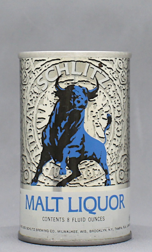 Schlitz Malt Liquor 8 Oz Tab Top Can
