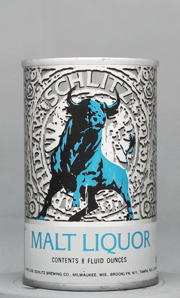 Schlitz Malt Liquor 8 Oz Tab Top Can