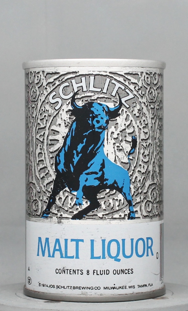Schlitz Malt Liquor 8 Oz Tab Top Can