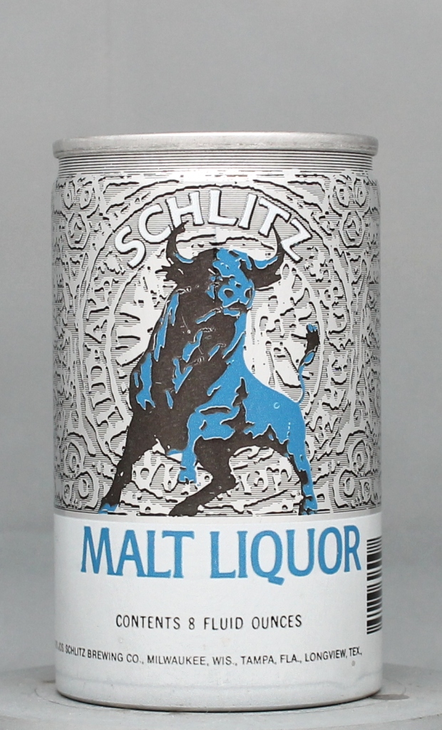 Schlitz Malt Liquor 8 Oz Tab Top Can