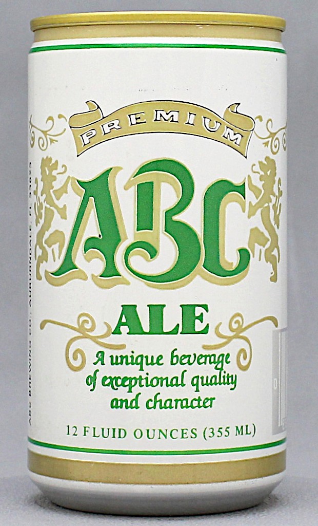 ABC Premium Ale 12 Oz Tab Top Can