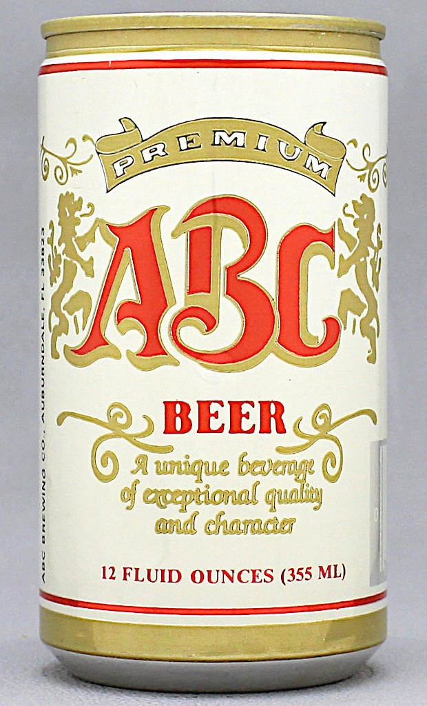 ABC Premium Beer 12 Oz Tab Top Can