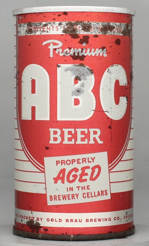 ABC Premium Beer 12 Oz Tab Top Can