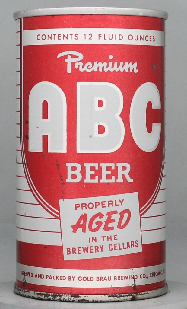 ABC Premium Beer 12 Oz Tab Top Can
