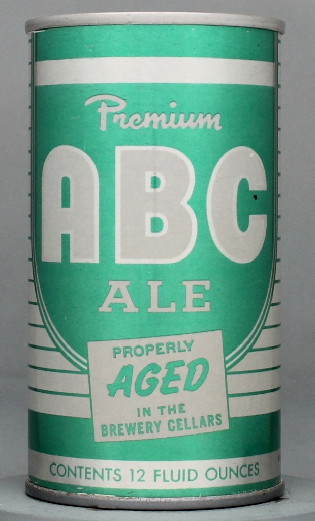 ABC Premium Ale 12 Oz Tab/Insert Top Can